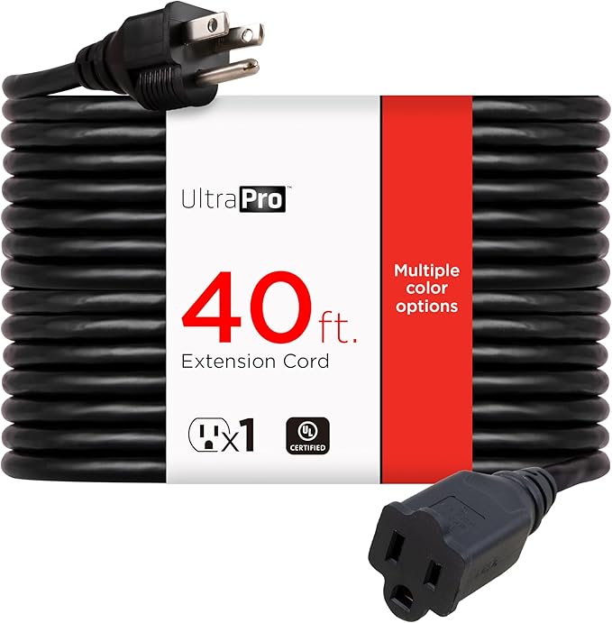 UltraPro Outdoor Extension Cord, 40 Ft, Heavy Duty Extension Cord, ETL by UltraPro