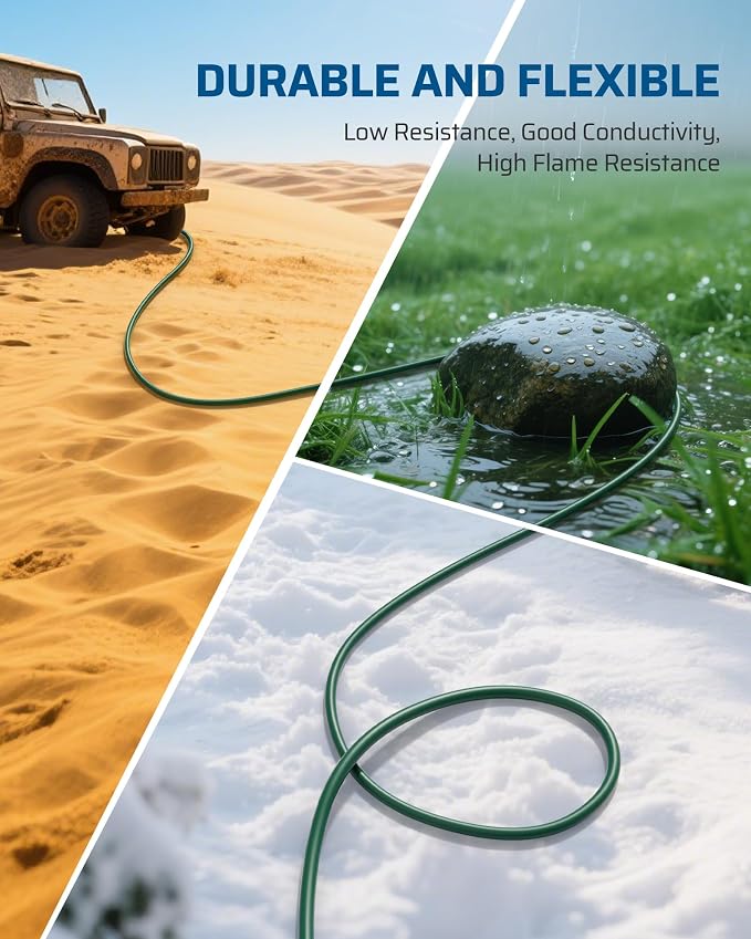 DEWENWILS 15FT Outdoor Extension Cord, Weatherproof 16/3 SJTW Power Cable - Image 4
