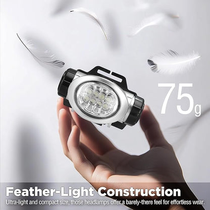 EverBrite 5-Pack LED Headlamp, 4 Lighting Modes, Pivoting Head - Image 4