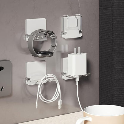 Self-Adhesive Foldable Hook | Wall-Mounted Power Cord Organizer | Razor Holder - Image 7
