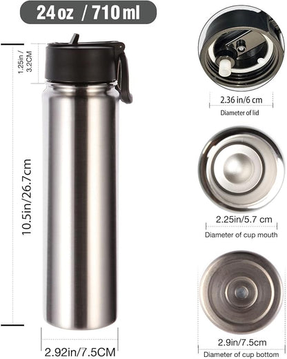 Volhoply 24oz Insulated Water Bottle - Image 2