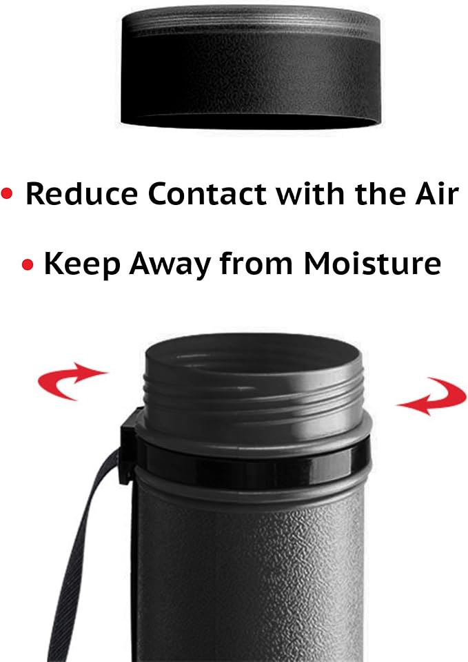 CALPALMY 2-Pack Extendable Poster Tubes Expand from 24.5” to 40” - Image 5