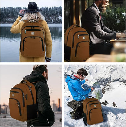 Volher Laptop Backpack, Business Travel Anti Theft Slim Durable Laptops Backpack - Image 7