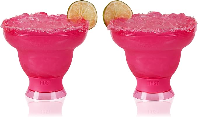 HOST FREEZE Margarita Cocktail Glasses, Frozen Cup Double Wall Plastic - Image 11