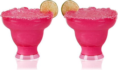 HOST FREEZE Margarita Cocktail Glasses, Frozen Cup Double Wall Plastic - Image 11
