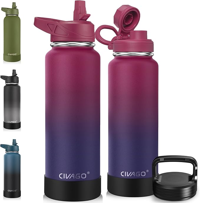 CIVAGO 40 oz Insulated Water Bottle by CIVAGO