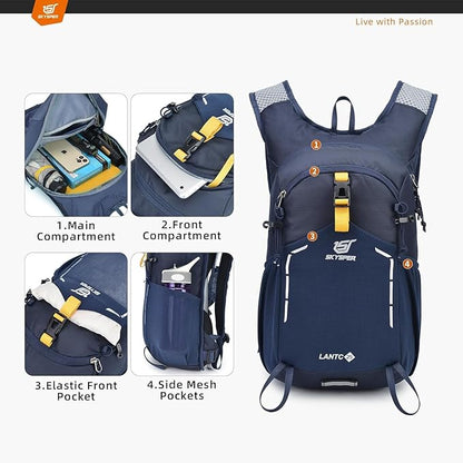 SKYSPER Small Hiking Backpack - 25L Travel Daypack Lightweight Bag Water - Image 2