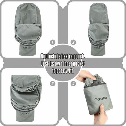 Ultra Lightweight Foldable Backpack, Water Resistant Small Packable Hiking - Image 4