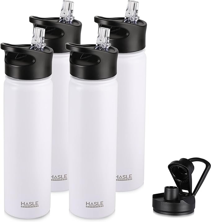 HASLE OUTFITTERS Insulated Water Bottle 22 oz Double Wall Stainless Steel Water by HASLEOUTFITTERS