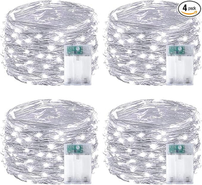 4-Pack Fairy Lights Battery Operated by EXF