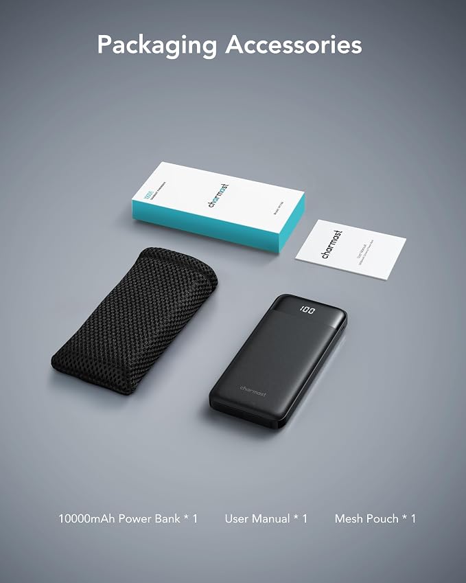 charmast Portable Charger with Built in Cables, Power Bank with Cords Wires - Image 8