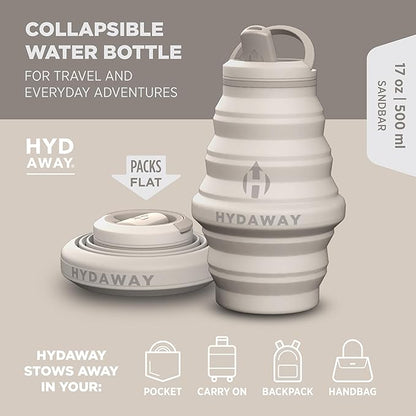 HYDAWAY 17oz Collapsible Water Bottle - Image 2