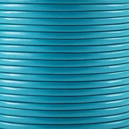 Mandala Crafts Round Genuine Turquoise Leather Cord - Image 3