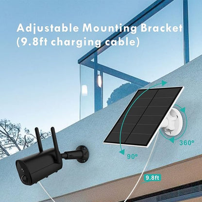 Solar Panel for Security Camera, 5W USB Solar Panel Compatible - Image 5