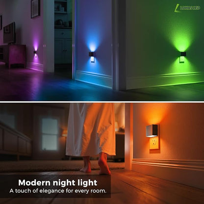 L LOHAS LED Night Lights Plug into Wall, Plug in Night Light - Image 3