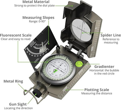 Proster IP65 Compass Hiking Survival - Image 6
