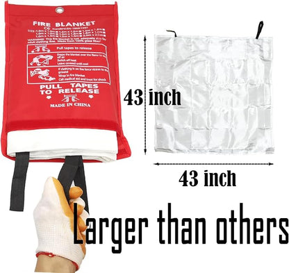 Blankets 8 Packs with Gloves. High Heat-Resistant fire Blankets - Image 4