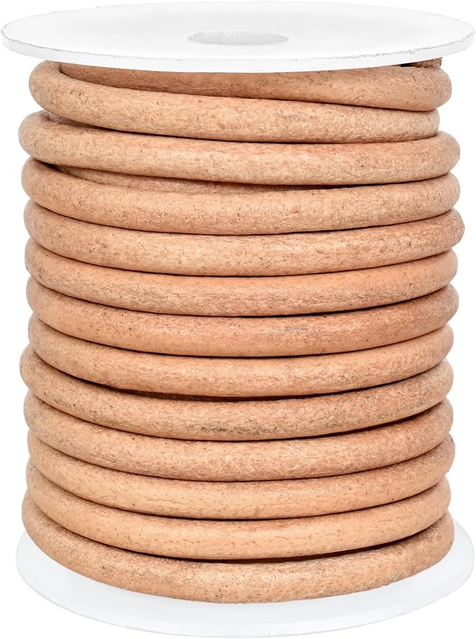 GENIQUE Real/Genuine Round Leather String Cord - Image 3