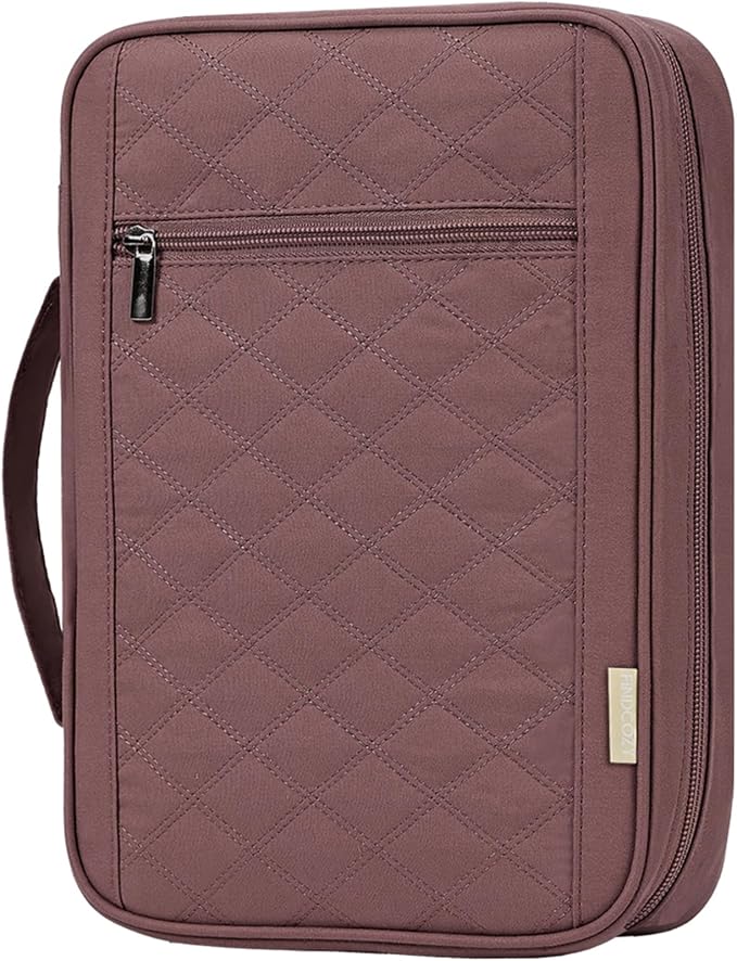 FINDCOZY Bible Cover for Women, Durable Carrying Book Case Church Bag for by FINDCOZY