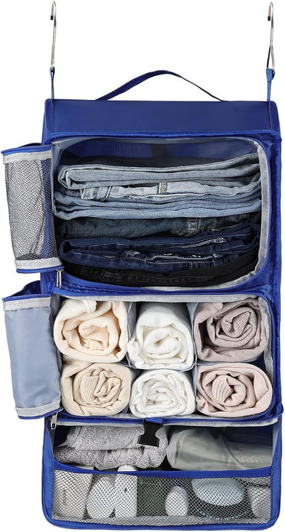 Surblue Hanging Shelves Travel Storage Bag Compression Packing Cube by SURBLUE