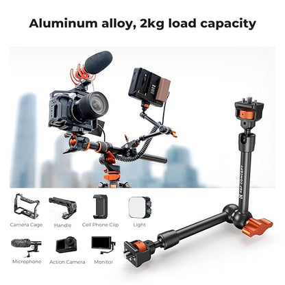 K&F CONCEPT 11" Magic Arm Clamp - Image 4