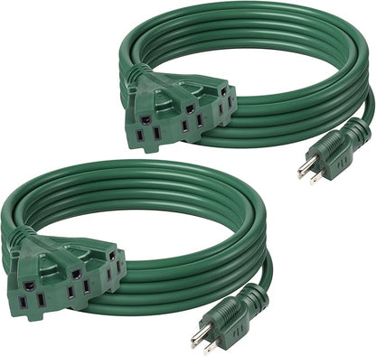 BN-LINK 2-Pack 15Ft Outdoor Extension Cord by BN-LINK