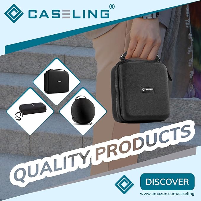 caseling Hard EVA Tool Organizer – 8.67" x 7.8" x 3.5" Protective Travel Case - Image 6