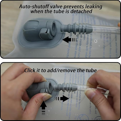 HEIKLN Hydration Bladder 1.5L-2L-2.5L-3L, Leak Proof Water Reservoir, BPA Free - Image 5