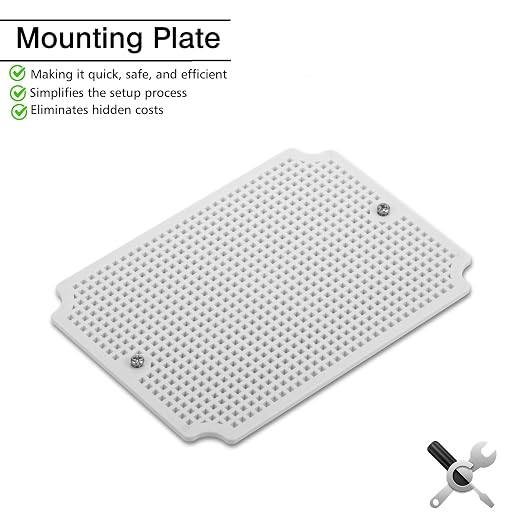 QILIPSU Junction Box with Mounting Plate 200x150x100mm - Image 2