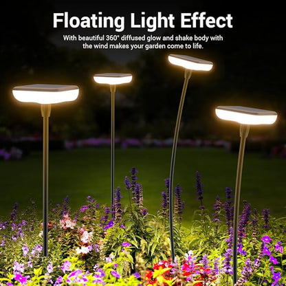 Solar Pathway Lights Outdoor 6 Pack Solar Powered Garden Lights 12H Long - Image 2