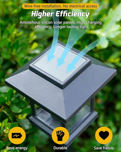 Albelt Solar Pathyway Lights Outdoor, 8 Pack Waterproof Solar Garden Lights - Image 6