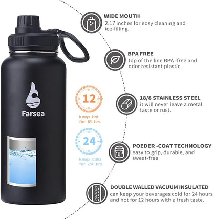 Farsea Insulated Water Bottle - Image 2