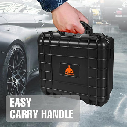 Jack Boss 13.6X11.4X6 Inch Hard Case, Portable Weather Waterproof Protective - Image 8