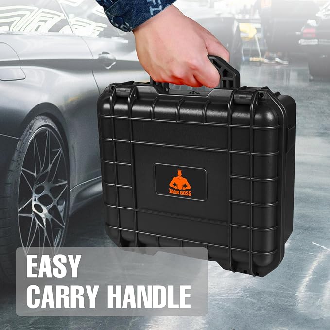 Jack Boss Hard Case, 13.6 x 11.4 x 6 Inch Portable Weather Waterproof - Image 5