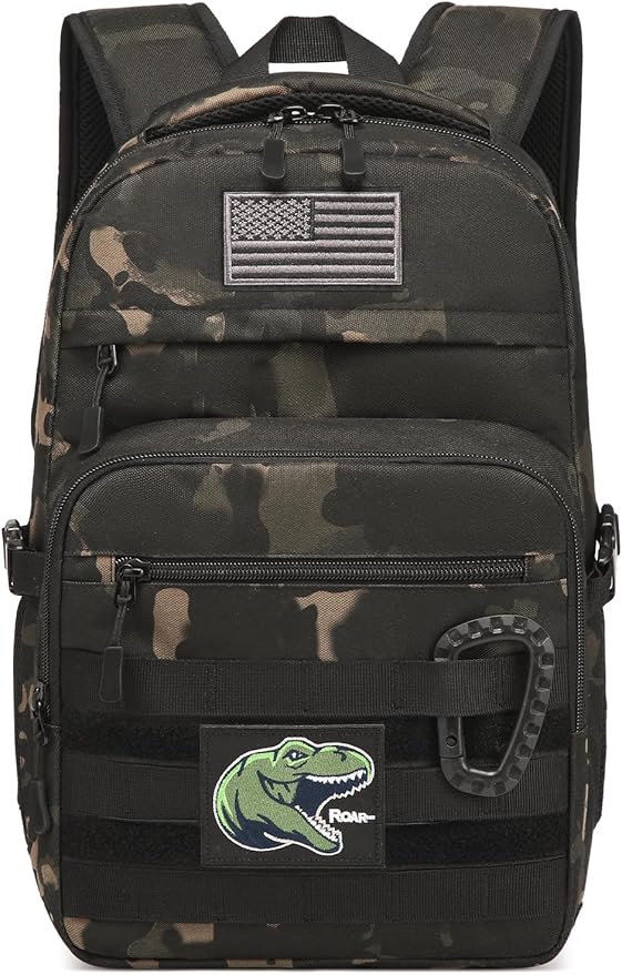 Kids Tactical Backpack Army Molle Bookbag Military Boys Backpack by SunForMorning