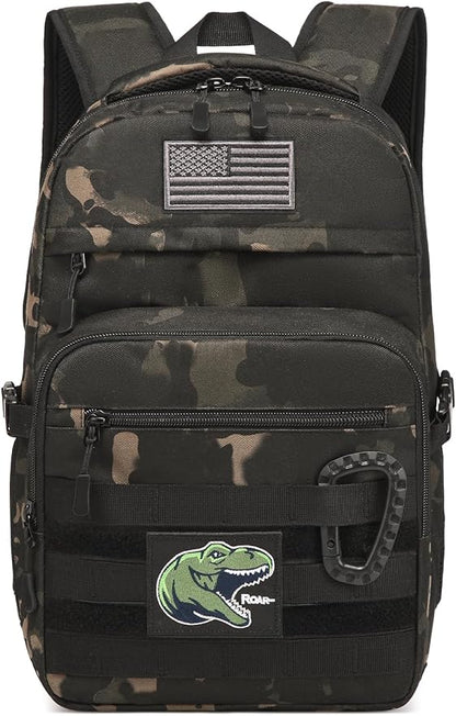 Kids Tactical Backpack Army Molle Bookbag Military Boys Backpack by SunForMorning