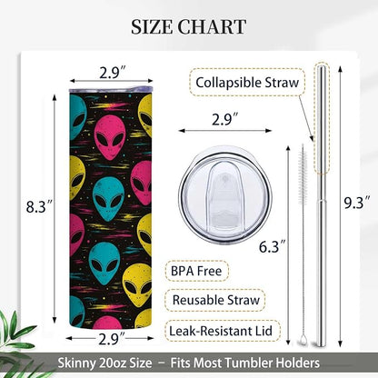 Firmiso 20 oz Tumbler｜Skinny Insulated Travel Mug｜Stainless Steel Cup - Image 6