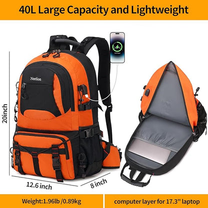 Nerlion 40L Hiking Backpack Travel Backpack - Image 5