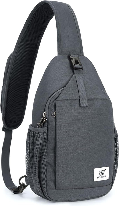 SKYSPER Sling Bag RFID Cross Body Bag Recycled Crossbody Backpack Travel Daypack by SKYSPER