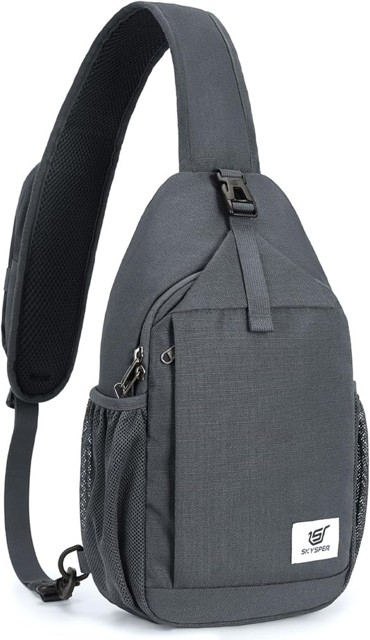 SKYSPER Sling Bag RFID Cross Body Bag Recycled Crossbody Backpack Travel Daypack by SKYSPER