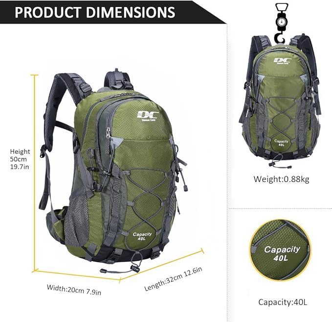 Diamond Candy Waterproof Hiking Backpack - Image 6