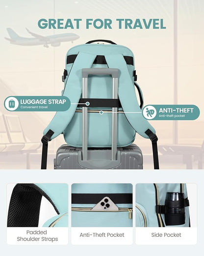 LOVEVOOK Travel Backpack for Women & Men 50L, Airline Approved Carry On - Image 6