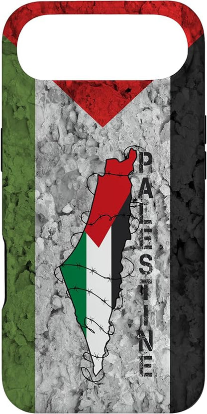 Kufiya Palestine Keffiyeh Flag, Palestinian Map Pattern Case by Unknown