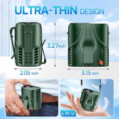 Portable Personal Waist Fan& Neck Fan, 14000RPM Brushless Motor, 40H Runtime - Image 4