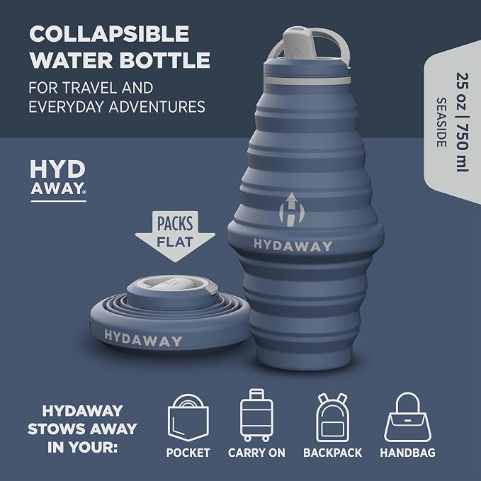 HYDAWAY 25oz Collapsible Water Bottle - Image 2