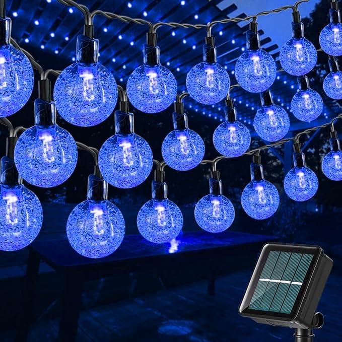 Toodour Solar String Lights Outdoor, 56ft 100 LED Globe String Light by Toodour