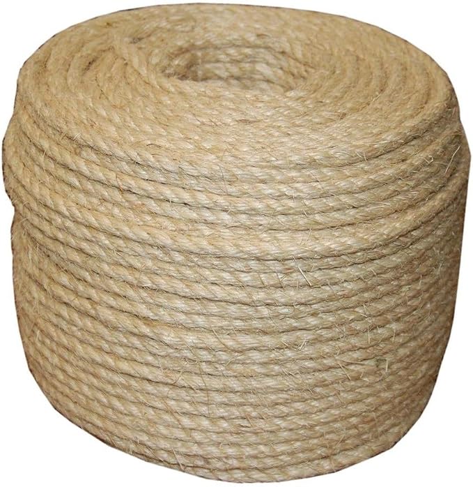 T.W . Evans Cordage 23-430 3/8-Inch by 1200-Feet Twisted Sisal Rope by T.W+.+Evans+Cordage+Co.