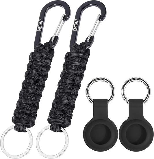 EOTW Paracord Keychain for Men Women Paracord Carabiner Backpack Keychain by EOTW