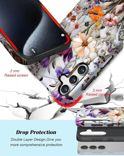 Compatible for Samsung Galaxy A16 5G Case, Dual Layer Heavy Duty 2 in 1 - Image 3