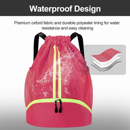Hoedia Sports Drawstring Backpack - Image 3